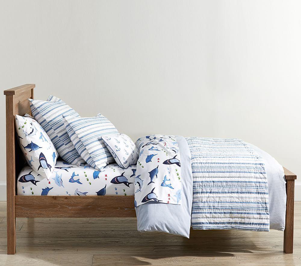 Nautical Stripe Bedding Look